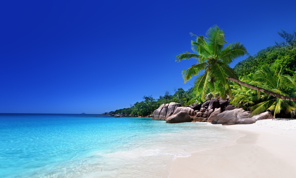 beach at Praslin island, Seychelles-1